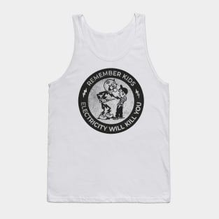 Remember kids black Tank Top